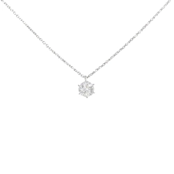 Dây chuyền kim cương PT900/PT850 0.407CT E SI1 EXT - Hàng hiệu Chính hãng