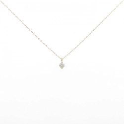 K18YG Solitaire Dây chuyền kim cương 0.07CT - Hàng hiệu Chính hãng