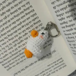 Móc khóa hình vịt ngố 4×3cm (hàng đặt trước)