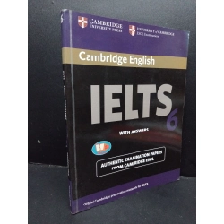 Cambridge English IELTS examination papers with answer 6 mới 80% bẩn bìa, ố nhẹ, có chữ viết HCM1209 Cambridge Esol HỌC NGOẠI NGỮ