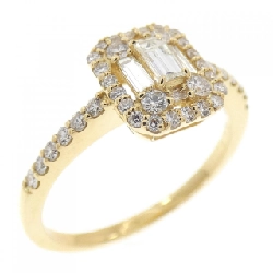 【Sản phẩm mới】Nhẫn kim cương K18YG 0.50CT