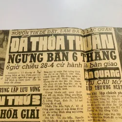 Báo Miền Nam xưa trắng đen phát hành thứ 3- 29/04/1975  752752