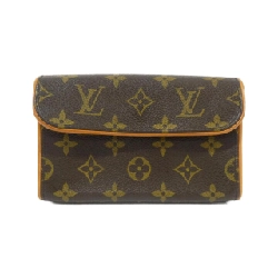 Túi đeo hông Louis Vuitton Monogram Pochette Florentine S M51855+M67304 - Hàng hiệu Authentic