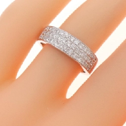 Nhẫn kim cương Pavé K18WG 0.38CT 670750