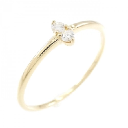 【Tái chế】Nhẫn kim cương K18YG 0.06CT