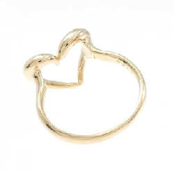 Nhẫn hình trái tim K18YG 4゜C - Hàng hiệu Authentic 835608