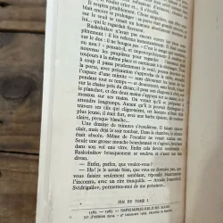 Crime And Punishment - Fyodor Dostoevsky (Trọn bộ 2 tập tiếng Pháp, in 1965) 736211