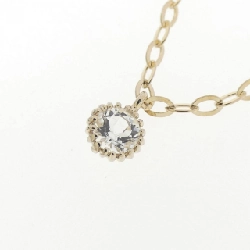 Dây chuyền Topaz trắng 750YG - Hàng hiệu Authentic 846219