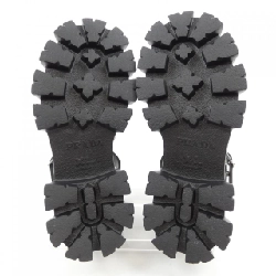 Giày sandal monolith logo tam giác PRADA 1X853M bằng cao su 658145