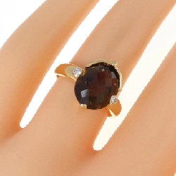 Nhẫn đá quý Smoky Quartz K18YG 3.74CT - Hàng hiệu Chính hãng 859396