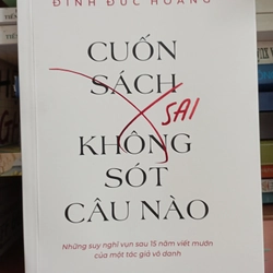 Cuốn sách sai không sót câu nào