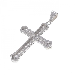 PT900 Mặt dây chuyền kim cương chéo 0.50CT - Hàng hiệu Chính hãng 866811