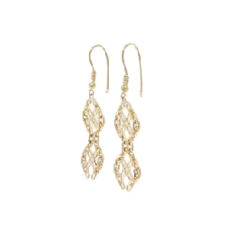 K18YG Bông tai - Hàng hiệu Authentic 877262