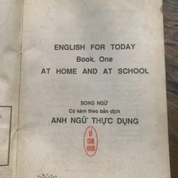 Song ngữ: English for Today, book one  735410