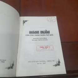 Danh ngôn CỦA CÁC DANH NHÂN THẾ GIỚI 703875