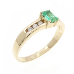 Nhẫn Emerald K18YG 0.19CT - Hàng hiệu Chính hãng