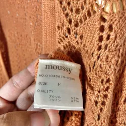 Áo Cardigan Nhật Hiệu Moussy Freesize 746984