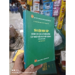 Tài liệu học tập cho các lớp bồi dưỡng cập nhật kiến thức đối tượng 4 - Ngọc Tân 2014 mới 80% ố viết ít Sách chính trị - pháp lý HCM2702 Rebooks.vn