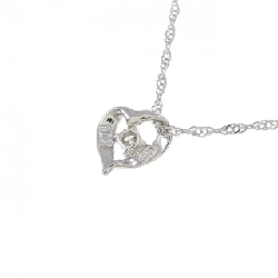 Dây chuyền kim cương hình trái tim PT900/PT850 0.03CT - Hàng hiệu Chính hãng 858260