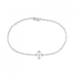 K18WG Vòng tay kim cương 0.72CT - Hàng hiệu Chính hãng 871001