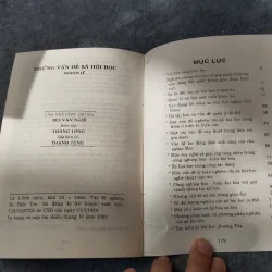 NHỮNG VẤN ĐỀ XÃ HỘI HỌC 720012