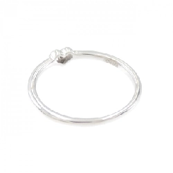 Nhẫn kim cương hình trái tim K18WG 0.01CT 670589