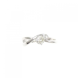 Nhẫn kim cương K18WG 0.280CT 666347