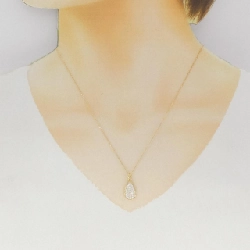 K18YG Pave Diamond Necklace 0.37CT - Hàng hiệu Chính hãng 858018