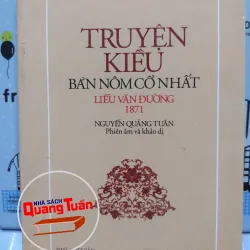 Sách: Truyện Kiều – Bản Nôm cổ nhất Liễu Văn Đường 1871 (A2)