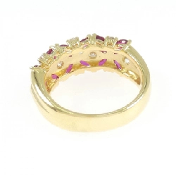 Nhẫn ruby K18YG hoa 1.73CT 666274