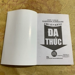 CHUYÊN KHẢO ĐA THỨC- LÊ HOÀNH PHÒ-NGUYỄN VĂN NHO-NGUYỄN TÀI CHUNG 543021