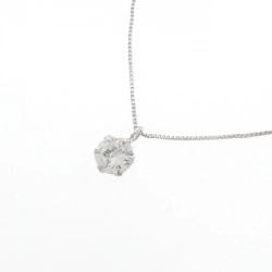 K18WG Solitaire Dây chuyền kim cương 0.20CT - Hàng hiệu Chính hãng 856839