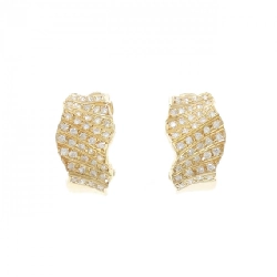 K18YG Bông tai kim cương 1.00CT - Hàng hiệu Chính hãng