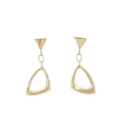 K18YG Bông tai - Hàng hiệu Authentic