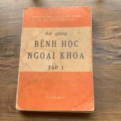 Bài giảng Bệnh học Ngoại khoa tập 1, lưu hành nội bộ, in năm 1991, 457 trang 717416
