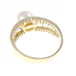 Nhẫn ngọc trai Akoya K18YG/K18WG 7.6mm - Hàng hiệu Chính hãng 852655