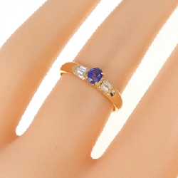 Nhẫn Sapphire K18YG 0.27CT - Hàng hiệu Chính hãng 855726