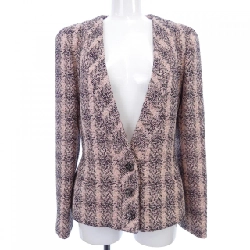 【Mã giảm giá】【Cổ điển】Áo khoác không cổ CHANEL