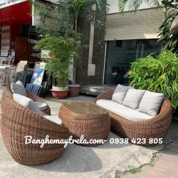 Sofa sò nhựa giả mây giá rẻ 564861