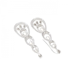 K18WG Morganite Bông tai 1.13CT - Hàng hiệu Chính hãng 877286