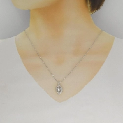 K18WG Dây chuyền kim cương 0.209CT - Hàng hiệu Chính hãng 857410