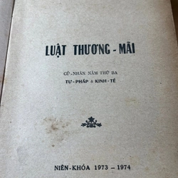 Luật Thương mại - Gs. Nguyễn Văn Thành Luật khoa đại học Sài gòn [sách xưa - cổ luật] 490930