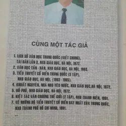 TRẦN XUÂN ĐỀ - Tác giả, Tác phẩm Văn học phương Đông: TRUNG QUỐC 643626