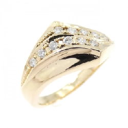 Nhẫn kim cương K18YG 0.18CT - Hàng hiệu Chính hãng