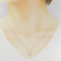 K18WG Dây chuyền kim cương hình trái tim 0.331CT - Hàng hiệu Chính hãng 862040