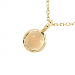 K18YG Đá mặt trăng Dây chuyền - Hàng hiệu Chính hãng 862747