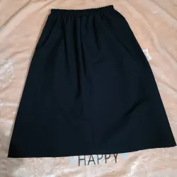 Chân váy nữ dáng chữ A màu đen size S 1005940