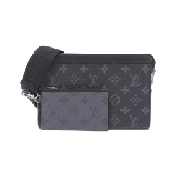 Túi đeo vai Louis Vuitton Monogram Eclipse Reverse Gaston Wearable Wallet M81124 - Hàng hiệu Chính hãng