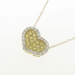 K18YG Dây chuyền hình trái tim Sapphire 0.15CT - Hàng hiệu Chính hãng 857417