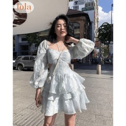 Đầm thiên nga Lola màu xanh ngọc size S